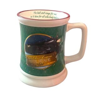 The Polar Express Believe Christmas‎ 3D Coffee Green Bell Still Rings For Me Mug